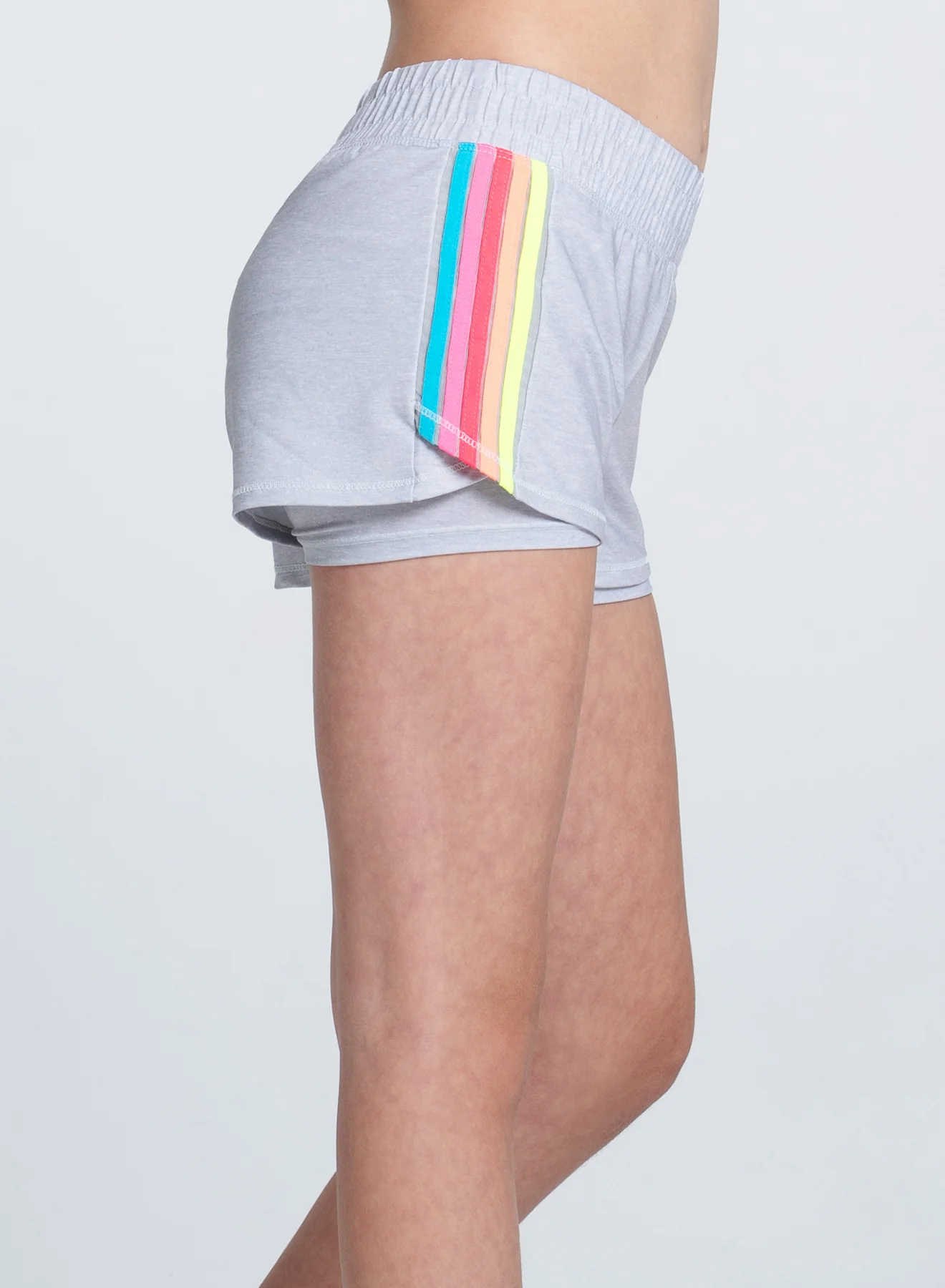 Heather Prisma Stripe Short-Girls - Image 3