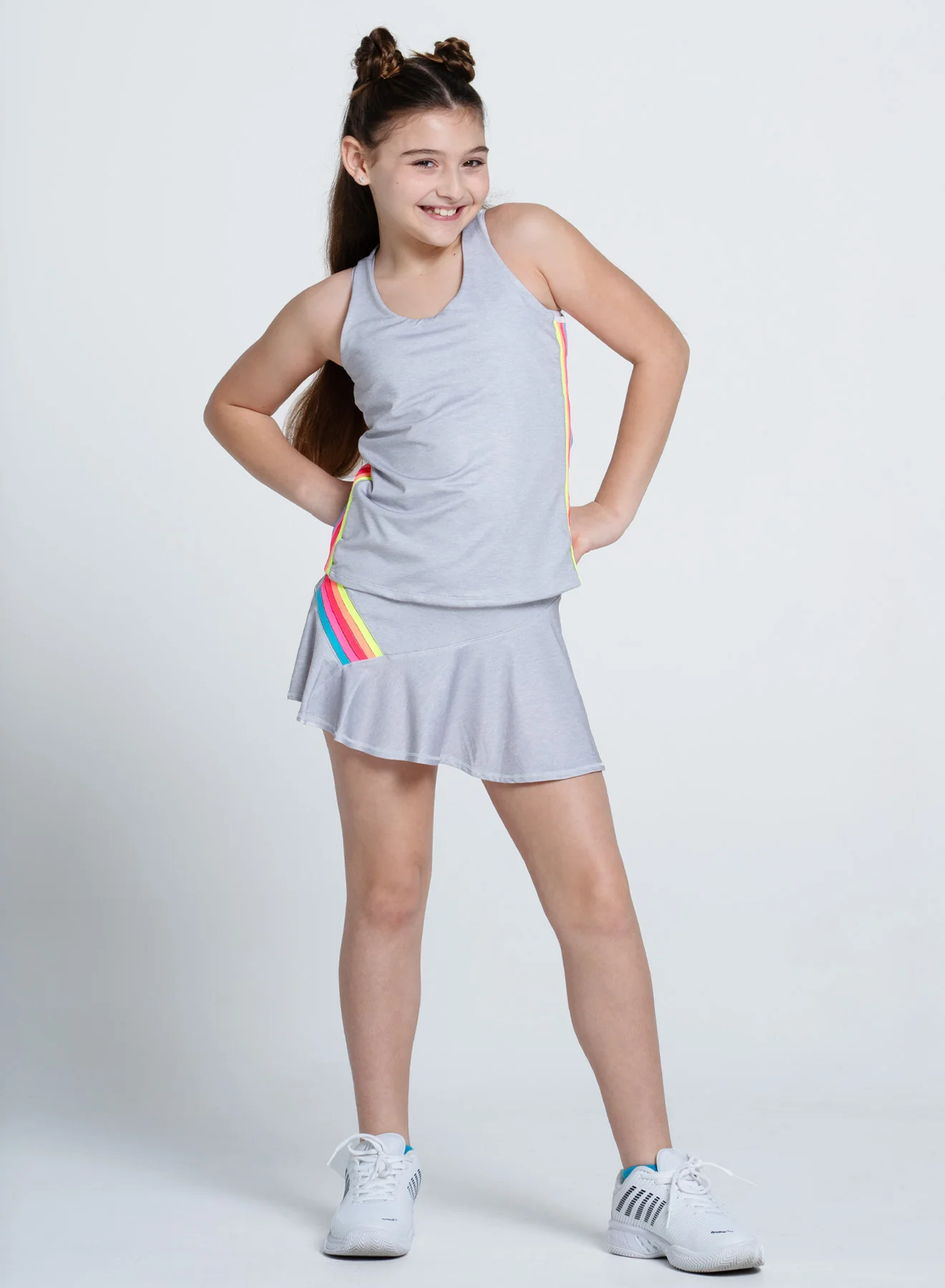 Heather Prisma Stripe Skirt-Girls - Image 5