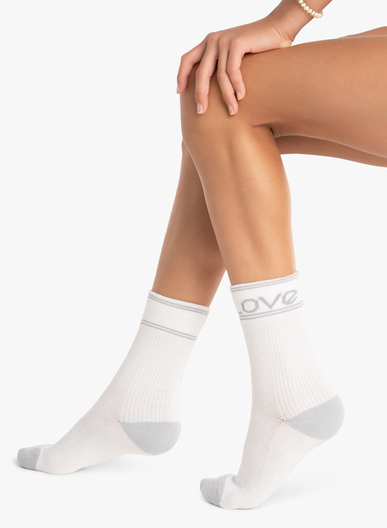 Lucky In Love Crew Socks - Image 4