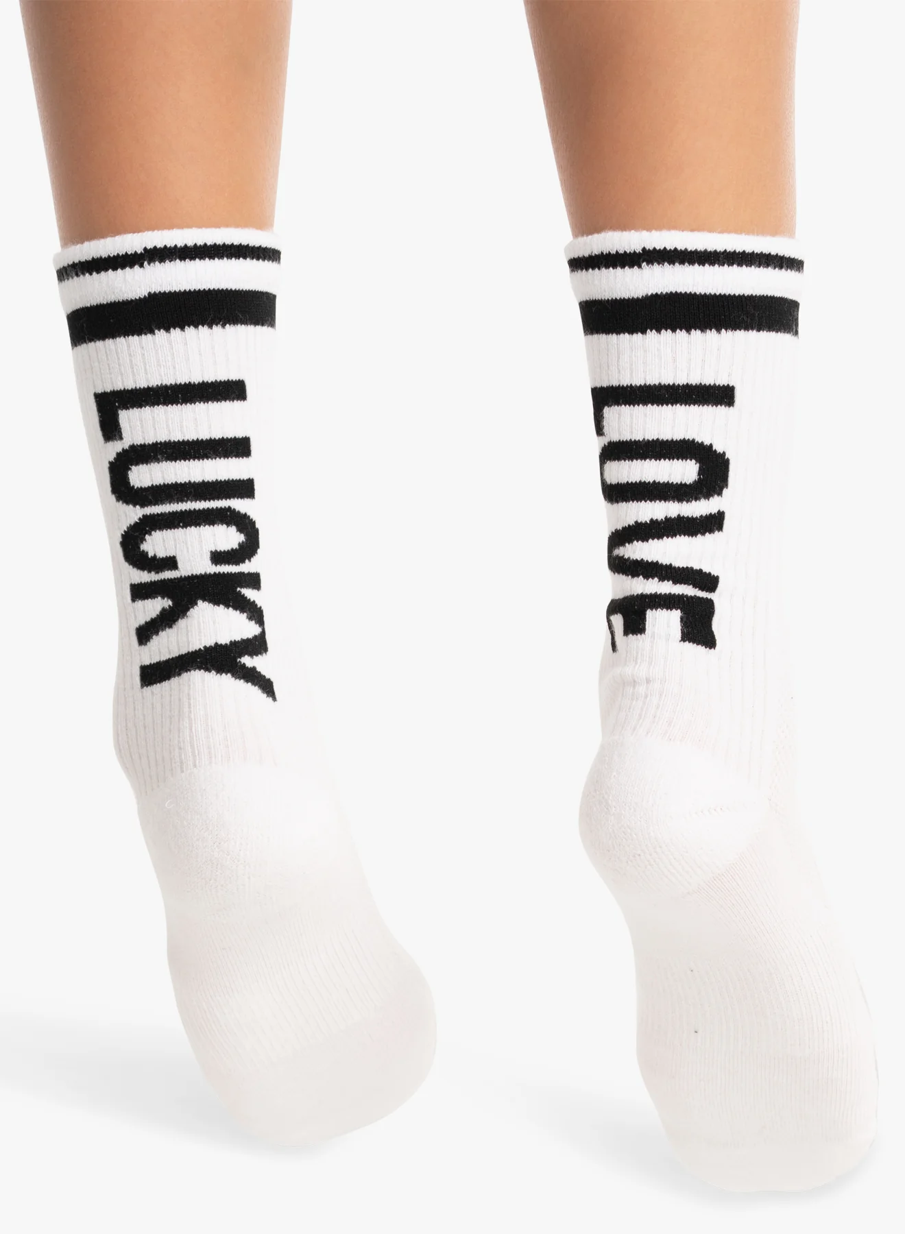Lucky In Love Crew Socks - Image 5