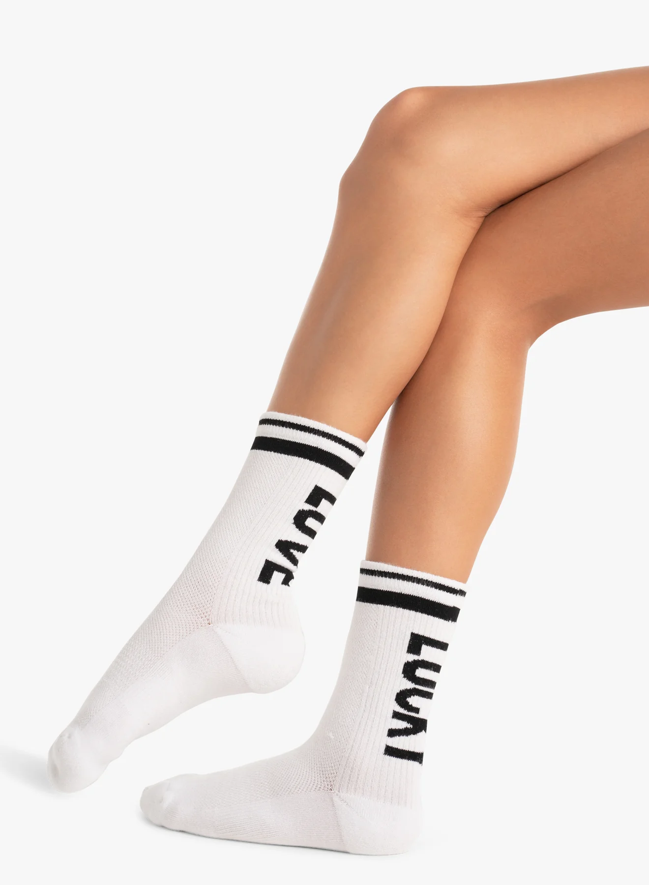 Lucky In Love Crew Socks - Image 6